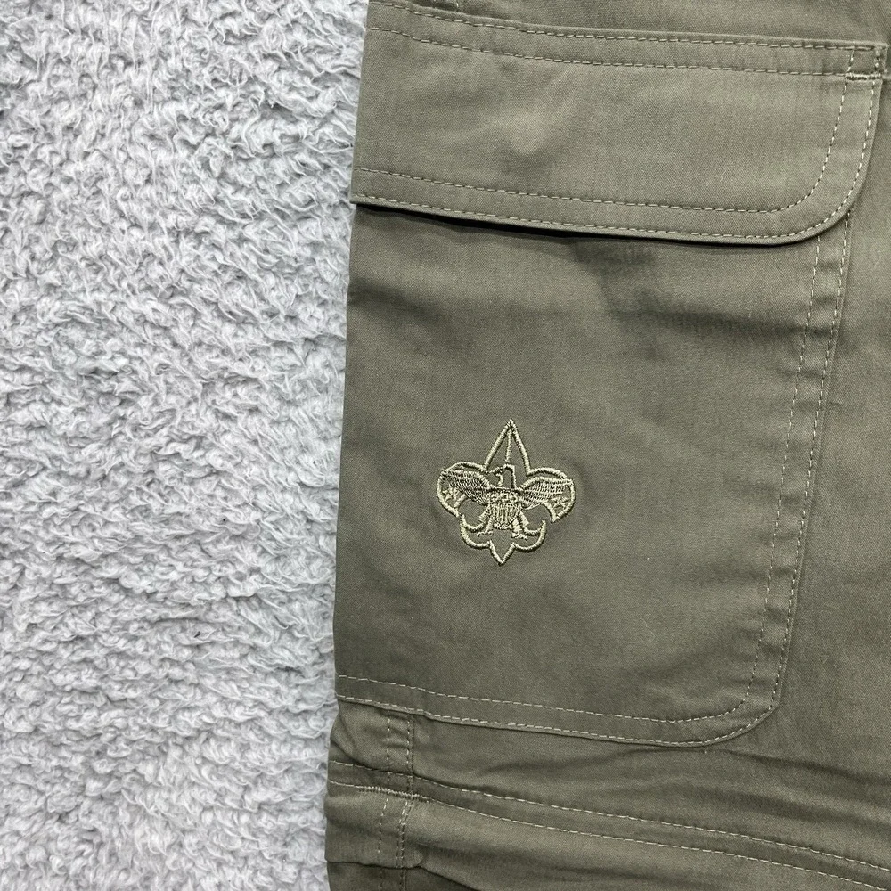 Boy Scouts of America Pants Mens 34 Uniform Switchback Convertible Unhemmed NEW